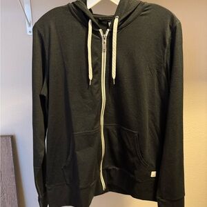 Vuori Black Zip-Up Hoodie